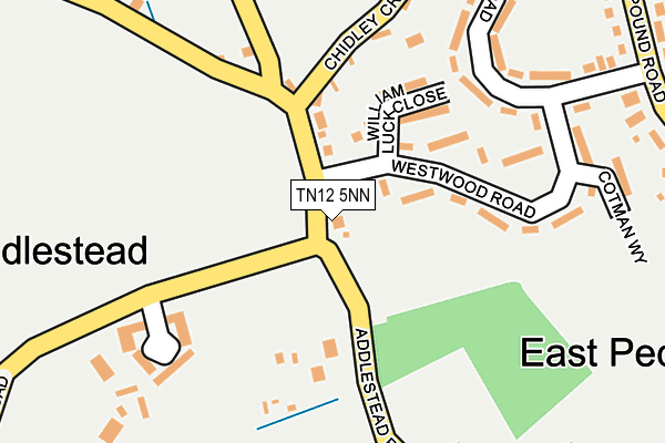 TN12 5NN map - OS OpenMap – Local (Ordnance Survey)