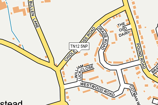 TN12 5NP map - OS OpenMap – Local (Ordnance Survey)