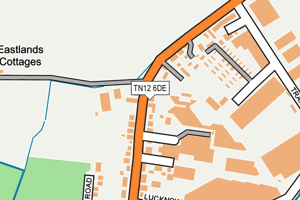 TN12 6DE map - OS OpenMap – Local (Ordnance Survey)