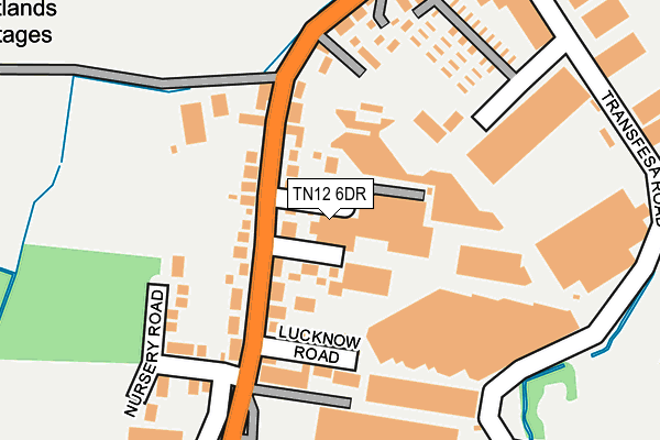 TN12 6DR map - OS OpenMap – Local (Ordnance Survey)