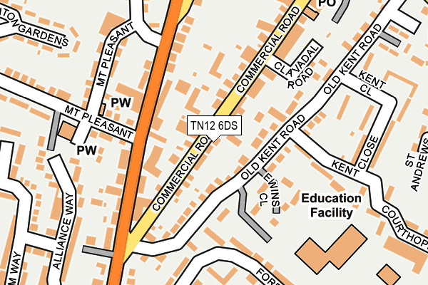 Map of DEBBIE'S VILLAS LIMITED at local scale