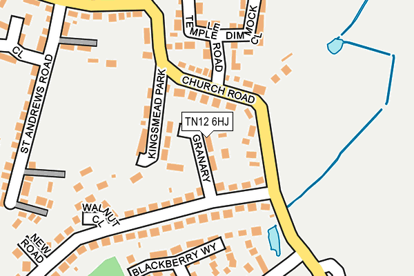 TN12 6HJ map - OS OpenMap – Local (Ordnance Survey)