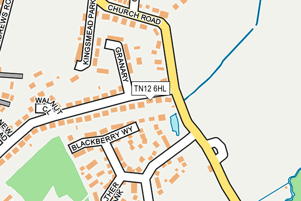 TN12 6HL map - OS OpenMap – Local (Ordnance Survey)