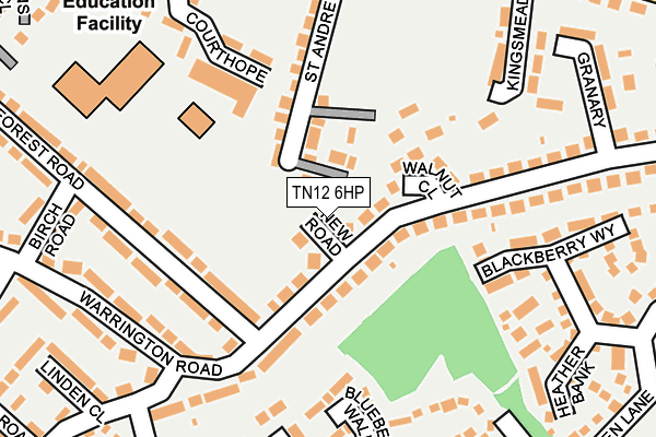 TN12 6HP map - OS OpenMap – Local (Ordnance Survey)