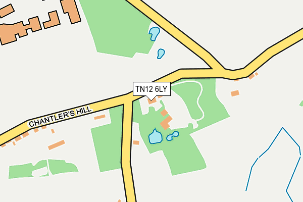 TN12 6LY map - OS OpenMap – Local (Ordnance Survey)