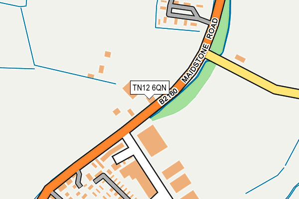 TN12 6QN map - OS OpenMap – Local (Ordnance Survey)