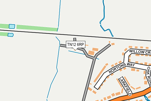 TN12 6RP map - OS OpenMap – Local (Ordnance Survey)