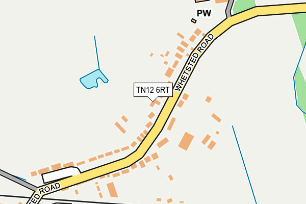 TN12 6RT map - OS OpenMap – Local (Ordnance Survey)