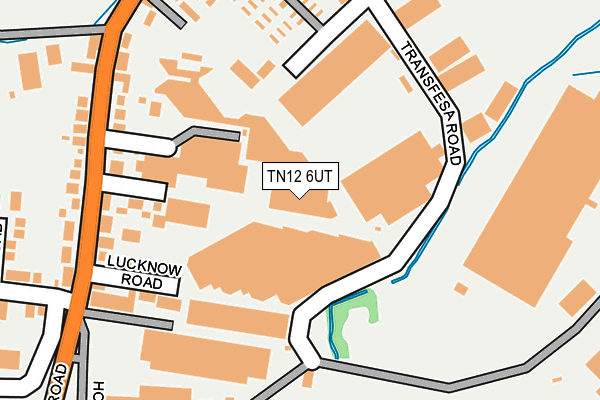 TN12 6UT map - OS OpenMap – Local (Ordnance Survey)