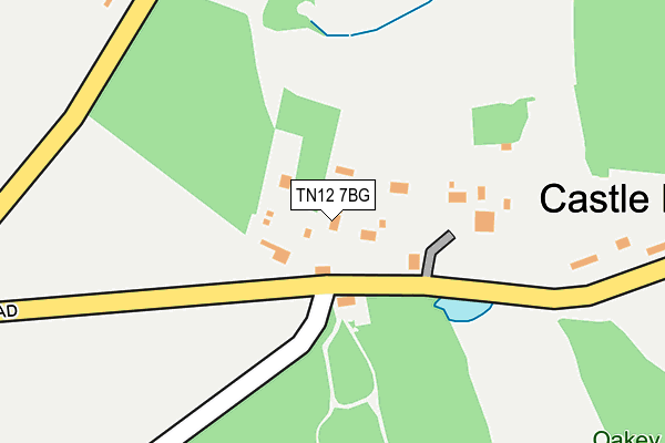 TN12 7BG map - OS OpenMap – Local (Ordnance Survey)
