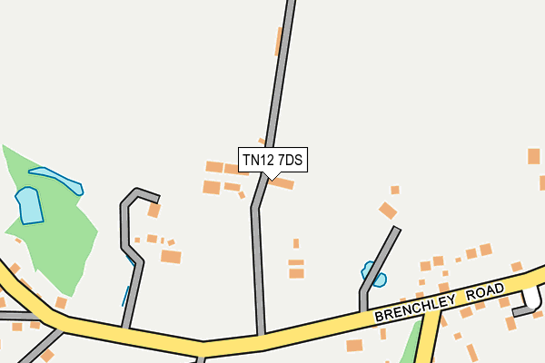 TN12 7DS map - OS OpenMap – Local (Ordnance Survey)