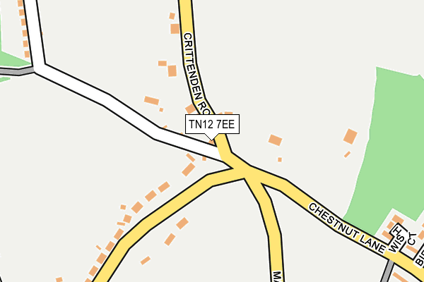 TN12 7EE map - OS OpenMap – Local (Ordnance Survey)