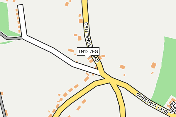 TN12 7EG map - OS OpenMap – Local (Ordnance Survey)