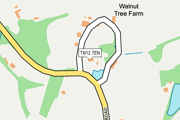 TN12 7EN map - OS OpenMap – Local (Ordnance Survey)