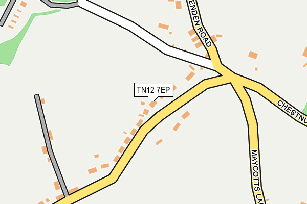 TN12 7EP map - OS OpenMap – Local (Ordnance Survey)