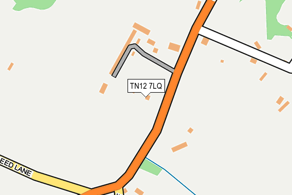 TN12 7LQ map - OS OpenMap – Local (Ordnance Survey)