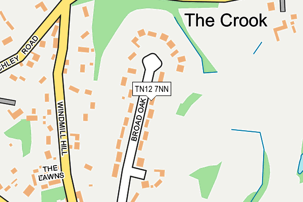 TN12 7NN map - OS OpenMap – Local (Ordnance Survey)