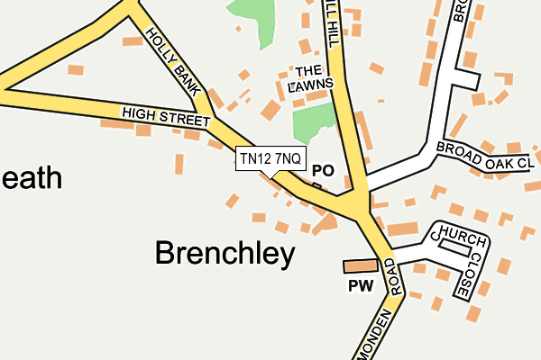 Map of BIRCH GROVE LIMITED LIMITED at local scale
