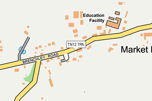 TN12 7PA map - OS OpenMap – Local (Ordnance Survey)