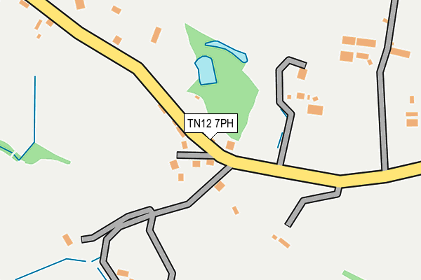 TN12 7PH map - OS OpenMap – Local (Ordnance Survey)