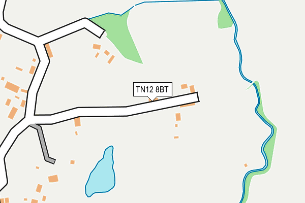 TN12 8BT map - OS OpenMap – Local (Ordnance Survey)