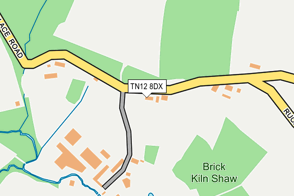 TN12 8DX map - OS OpenMap – Local (Ordnance Survey)