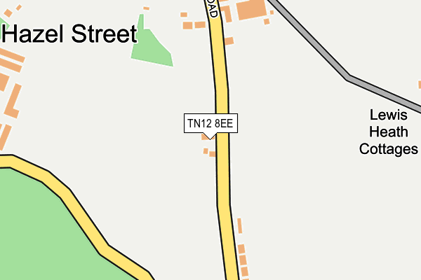 TN12 8EE map - OS OpenMap – Local (Ordnance Survey)
