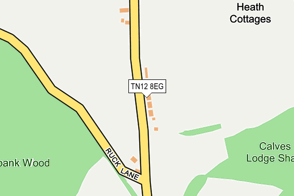 TN12 8EG map - OS OpenMap – Local (Ordnance Survey)