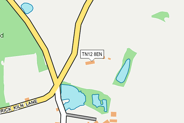 TN12 8EN map - OS OpenMap – Local (Ordnance Survey)