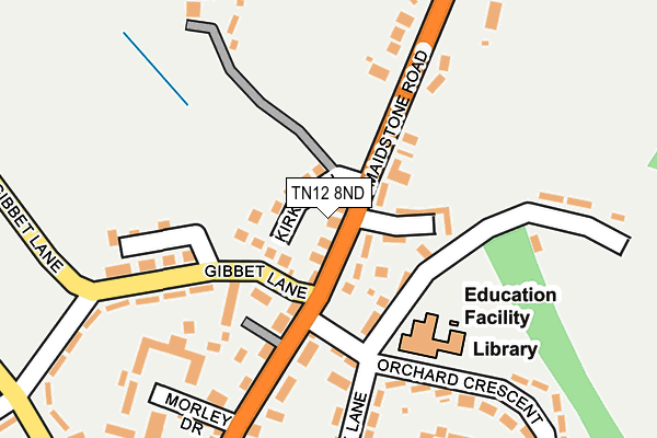 TN12 8ND map - OS OpenMap – Local (Ordnance Survey)