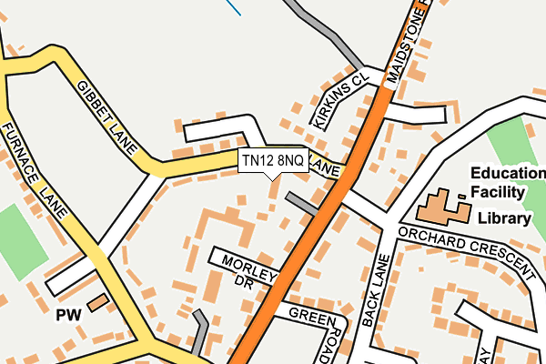 TN12 8NQ map - OS OpenMap – Local (Ordnance Survey)