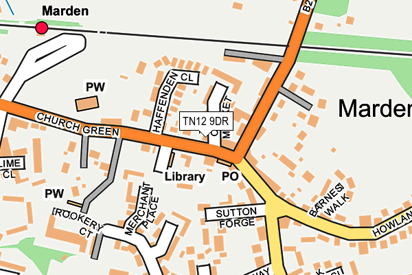 Map of THE UNICORN PUB & DINING LTD at local scale