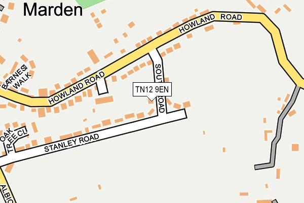 TN12 9EN map - OS OpenMap – Local (Ordnance Survey)