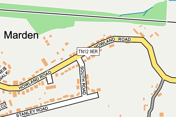 TN12 9ER map - OS OpenMap – Local (Ordnance Survey)