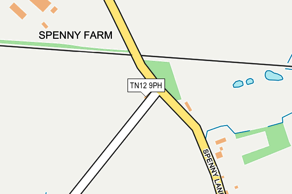 TN12 9PH map - OS OpenMap – Local (Ordnance Survey)