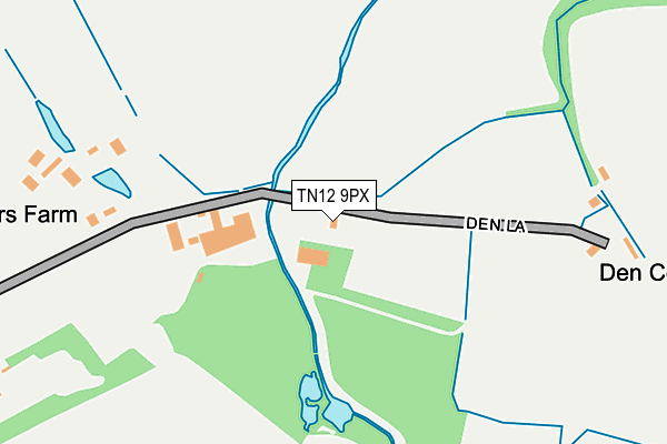 TN12 9PX map - OS OpenMap – Local (Ordnance Survey)