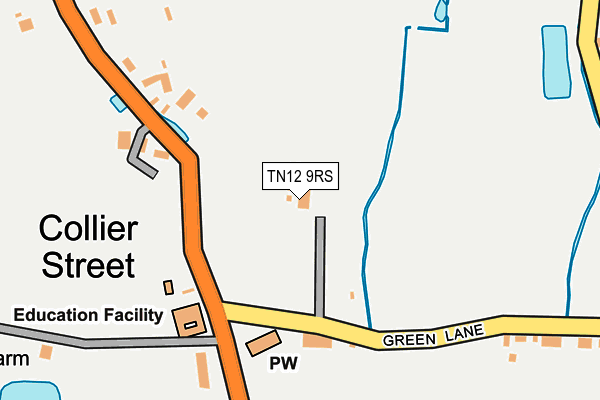 TN12 9RS map - OS OpenMap – Local (Ordnance Survey)