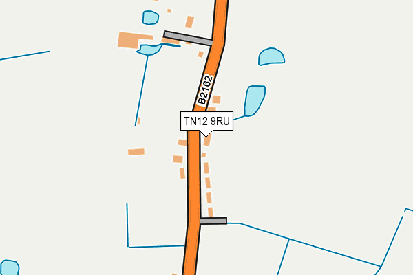 TN12 9RU map - OS OpenMap – Local (Ordnance Survey)