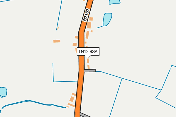 TN12 9SA map - OS OpenMap – Local (Ordnance Survey)
