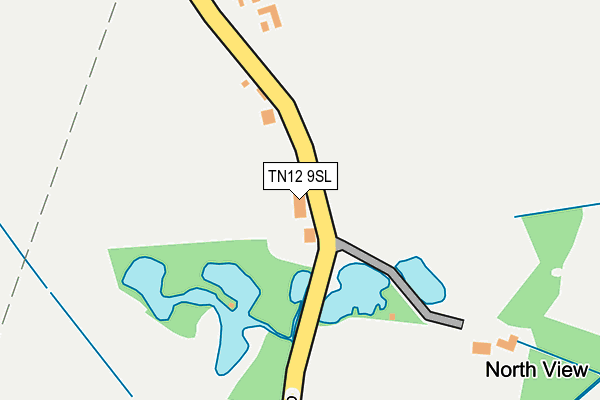 TN12 9SL map - OS OpenMap – Local (Ordnance Survey)