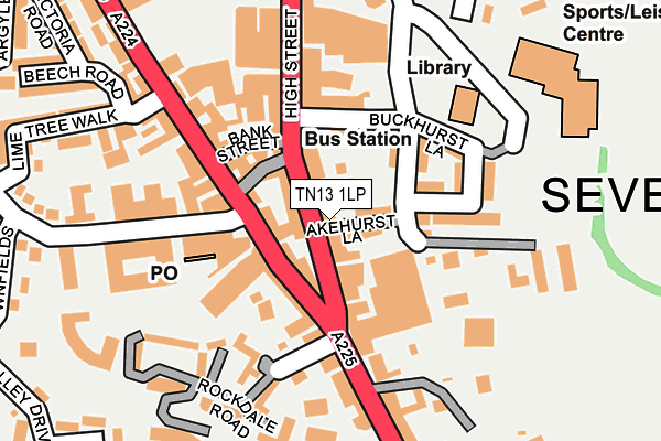 Map of SAFE STORAGE (SOUTH) LTD at local scale