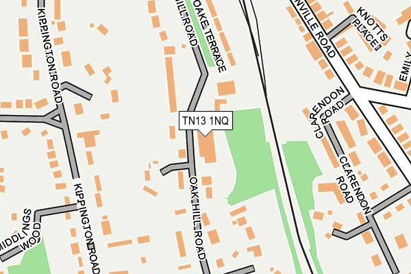 TN13 1NQ map - OS OpenMap – Local (Ordnance Survey)