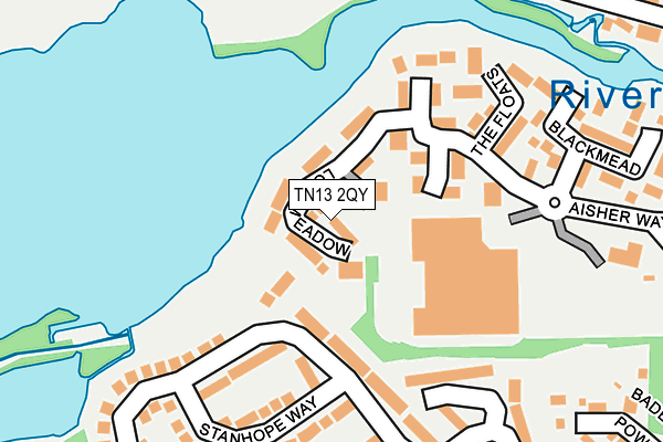 TN13 2QY map - OS OpenMap – Local (Ordnance Survey)