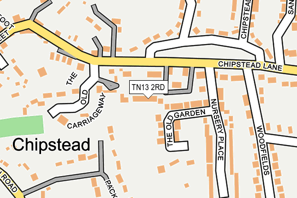 TN13 2RD map - OS OpenMap – Local (Ordnance Survey)