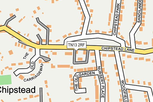 TN13 2RF map - OS OpenMap – Local (Ordnance Survey)