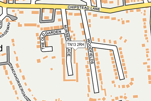 TN13 2RH map - OS OpenMap – Local (Ordnance Survey)