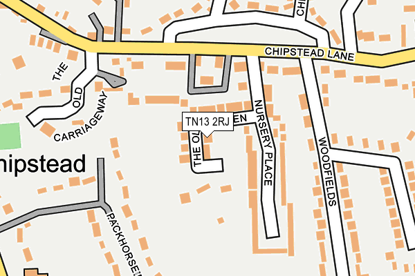 TN13 2RJ map - OS OpenMap – Local (Ordnance Survey)