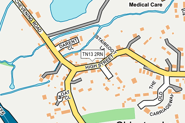 TN13 2RN map - OS OpenMap – Local (Ordnance Survey)