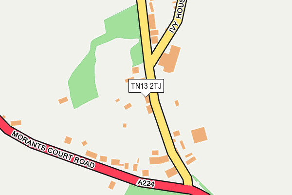 TN13 2TJ map - OS OpenMap – Local (Ordnance Survey)