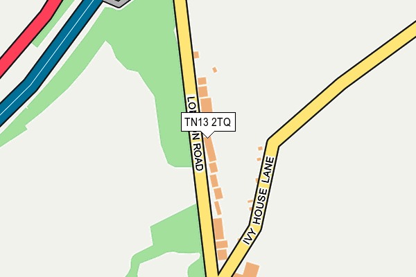 TN13 2TQ map - OS OpenMap – Local (Ordnance Survey)